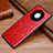 Custodia Lusso Pelle Cover S01 per Huawei Mate 40E 4G Rosso