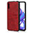 Custodia Lusso Pelle Cover S01 per Huawei P Smart Pro (2019) Rosso