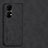 Custodia Lusso Pelle Cover S01 per Huawei P50 Nero