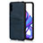 Custodia Lusso Pelle Cover S01 per Huawei Y9s Blu