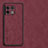 Custodia Lusso Pelle Cover S01 per OnePlus 10 Pro 5G Rosso