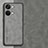 Custodia Lusso Pelle Cover S01 per OnePlus Ace 2V 5G Grigio