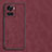 Custodia Lusso Pelle Cover S01 per OnePlus Ace 5G Rosso