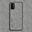 Custodia Lusso Pelle Cover S01 per Oppo A93 5G Grigio