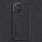 Custodia Lusso Pelle Cover S01 per Oppo Find X3 Pro 5G Nero