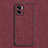 Custodia Lusso Pelle Cover S01 per Oppo K10 5G India Rosso