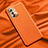 Custodia Lusso Pelle Cover S01 per Oppo K9 5G Arancione