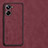 Custodia Lusso Pelle Cover S01 per Realme 10 4G Rosso