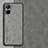 Custodia Lusso Pelle Cover S01 per Realme 10S 5G Grigio