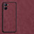 Custodia Lusso Pelle Cover S01 per Realme 10S 5G Rosso