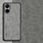 Custodia Lusso Pelle Cover S01 per Vivo Y53t 5G Grigio