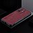 Custodia Lusso Pelle Cover S01 per Vivo Y77e 5G Rosso