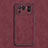 Custodia Lusso Pelle Cover S01 per Xiaomi Mi 11 Ultra 5G Rosso