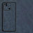 Custodia Lusso Pelle Cover S01 per Xiaomi Redmi 10A 4G Blu