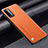 Custodia Lusso Pelle Cover S01 per Xiaomi Redmi 9 Power Arancione