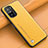 Custodia Lusso Pelle Cover S01 per Xiaomi Redmi K40 5G Giallo