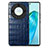 Custodia Lusso Pelle Cover S01D per Huawei Honor X9a 5G Blu
