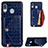 Custodia Lusso Pelle Cover S01D per Samsung Galaxy A20 Blu