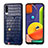 Custodia Lusso Pelle Cover S01D per Samsung Galaxy A50 Blu