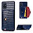 Custodia Lusso Pelle Cover S01D per Samsung Galaxy A51 5G Blu