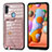 Custodia Lusso Pelle Cover S01D per Samsung Galaxy M11 Oro Rosa
