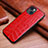 Custodia Lusso Pelle Cover S02 per Apple iPhone 14 Plus Rosso