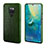 Custodia Lusso Pelle Cover S02 per Huawei Mate 20 Verde