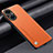 Custodia Lusso Pelle Cover S02 per Huawei Nova 11i Arancione