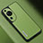 Custodia Lusso Pelle Cover S02 per Huawei P60 Art Verde