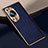 Custodia Lusso Pelle Cover S02 per Huawei P60 Blu