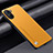 Custodia Lusso Pelle Cover S02 per Realme 10S 5G Giallo