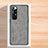 Custodia Lusso Pelle Cover S02 per Xiaomi Mi 10S 5G Grigio