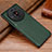 Custodia Lusso Pelle Cover S02 per Xiaomi Mi 12 Ultra 5G Verde