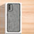 Custodia Lusso Pelle Cover S02 per Xiaomi Redmi 9 Power Grigio