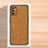 Custodia Lusso Pelle Cover S02 per Xiaomi Redmi Note 10 5G Marrone
