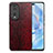 Custodia Lusso Pelle Cover S02D per Huawei Honor 80 Pro 5G Rosso