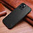 Custodia Lusso Pelle Cover S03 per Apple iPhone 14 Pro Max Nero