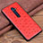 Custodia Lusso Pelle Cover S03 per Oppo Reno2 Rosso