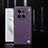 Custodia Lusso Pelle Cover S03 per Vivo X90 5G Viola