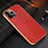 Custodia Lusso Pelle Cover S04 per Apple iPhone 14 Pro Max Rosso