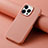 Custodia Lusso Pelle Cover S04D per Apple iPhone 13 Pro Rosa