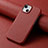 Custodia Lusso Pelle Cover S04D per Apple iPhone 15 Plus Rosso