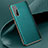 Custodia Lusso Pelle Cover S05 per Oppo Find X2 Verde