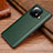 Custodia Lusso Pelle Cover S06 per Xiaomi Mi 11 Pro 5G Verde