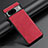 Custodia Lusso Pelle Cover S07 per Google Pixel 8 5G Rosso