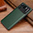 Custodia Lusso Pelle Cover S07 per Xiaomi Mi 11 Ultra 5G Verde