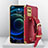 Custodia Lusso Pelle Cover XD1 per Oppo A54 4G Rosso