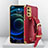 Custodia Lusso Pelle Cover XD1 per Oppo A93s 5G Rosso