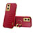 Custodia Lusso Pelle Cover XD2 per Oppo A96 5G Rosso