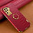 Custodia Lusso Pelle Cover XD2 per Oppo Reno5 Lite Rosso